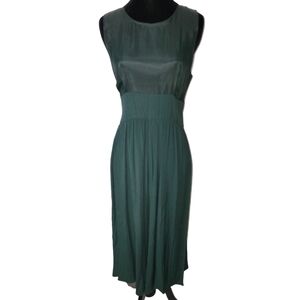 Vintage green midi dress
